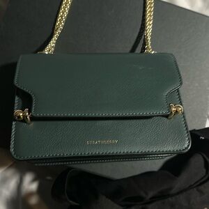 Strathberry east/west in bottle green. Great condition.